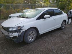 Salvage cars for sale at Bowmanville, ON auction: 2015 Honda Civic SE