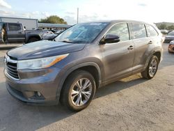 Salvage cars for sale from Copart Orlando, FL: 2014 Toyota Highlander LE