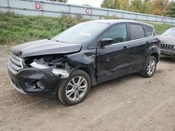 Vehiculos salvage en venta de Copart Davison, MI: 2017 Ford Escape SE