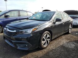 Salvage cars for sale from Copart Woodhaven, MI: 2021 Subaru Legacy Premium