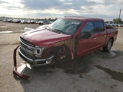 Salvage cars for sale at Sikeston, MO auction: 2018 Ford F150 Supercrew