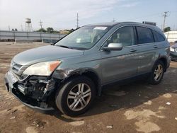 Salvage cars for sale at Dyer, IN auction: 2011 Honda CR-V EXL