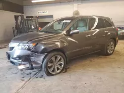 Salvage cars for sale at Wheeling, IL auction: 2010 Acura MDX Advance