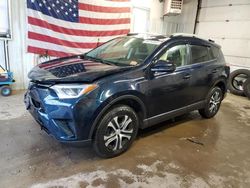 Salvage cars for sale from Copart Lyman, ME: 2018 Toyota Rav4 LE
