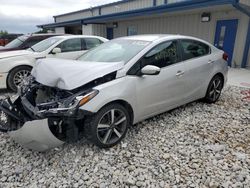 Salvage cars for sale from Copart Wayland, MI: 2017 KIA Forte EX
