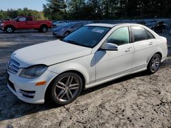 Salvage cars for sale from Copart Candia, NH: 2012 Mercedes-Benz C 300 4matic