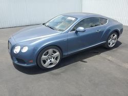 Bentley salvage cars for sale: 2012 Bentley Continental GT
