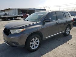 Salvage cars for sale from Copart Sun Valley, CA: 2013 Toyota Highlander Base