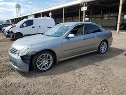 Salvage cars for sale from Copart Phoenix, AZ: 2006 Infiniti G35