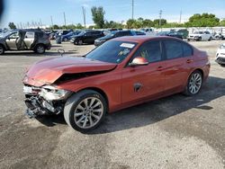 Salvage cars for sale at Miami, FL auction: 2018 BMW 320 I