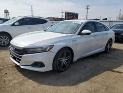 Vehiculos salvage en venta de Copart Chicago Heights, IL: 2021 Honda Accord Touring Hybrid