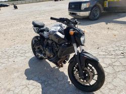 Salvage cars for sale from Copart San Antonio, TX: 2016 Yamaha FZ07