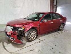 Salvage cars for sale at Leroy, NY auction: 2011 Lincoln MKZ