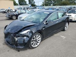 Salvage cars for sale at Moraine, OH auction: 2019 Tesla Model 3