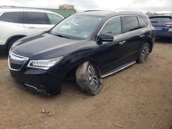 Salvage cars for sale at Elgin, IL auction: 2014 Acura MDX Technology