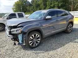 Salvage cars for sale from Copart Concord, NC: 2022 Volkswagen Atlas Cross Sport SEL Premium R-Line