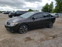 Salvage cars for sale at London, ON auction: 2013 Honda Civic LX