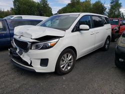 Salvage cars for sale at Portland, OR auction: 2017 KIA Sedona LX