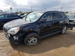 Chevrolet Equinox LS salvage cars for sale: 2015 Chevrolet Equinox LS