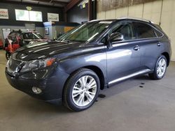 Salvage cars for sale from Copart East Granby, CT: 2010 Lexus RX 450