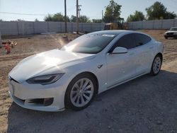 Salvage cars for sale at Oklahoma City, OK auction: 2016 Tesla Model S