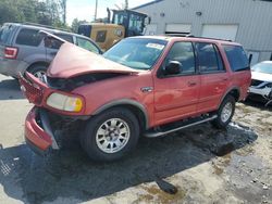 Ford Expedition salvage cars for sale: 2001 Ford Expedition XLT