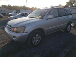 Salvage cars for sale at York Haven, PA auction: 2003 Toyota Highlander Limited