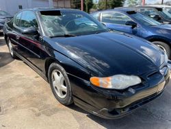 Salvage cars for sale from Copart New Orleans, LA: 2000 Chevrolet Monte Carlo SS