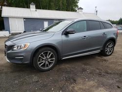 Salvage cars for sale at Assonet, MA auction: 2017 Volvo V60 Cross Country Premier