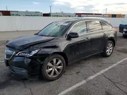 Acura mdx Advance salvage cars for sale: 2016 Acura MDX Advance