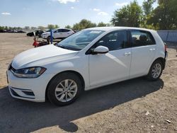 Volkswagen salvage cars for sale: 2019 Volkswagen Golf S