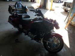 Salvage motorcycles for sale at Woodhaven, MI auction: 1998 Honda GL1500 SE