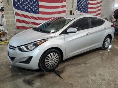 Salvage cars for sale from Copart Columbia, MO: 2016 Hyundai Elantra SE