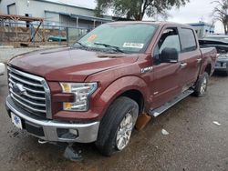 Salvage cars for sale at Albuquerque, NM auction: 2017 Ford F150 Supercrew