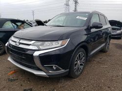 Salvage cars for sale at Dyer, IN auction: 2016 Mitsubishi Outlander GT