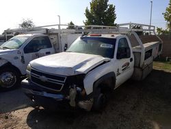 Salvage trucks for sale at Colton, CA auction: 2007 Chevrolet Silverado C3500