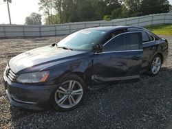 Salvage cars for sale from Copart Gastonia, NC: 2014 Volkswagen Passat SE