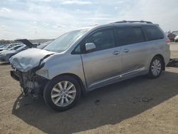 Salvage cars for sale at Kansas City, KS auction: 2012 Toyota Sienna XLE