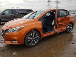 Salvage cars for sale from Copart Elgin, IL: 2021 Nissan Versa SR