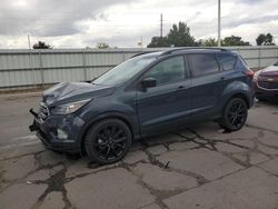 Vehiculos salvage en venta de Copart Littleton, CO: 2019 Ford Escape SE