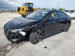 Nissan Sentra SR salvage cars for sale: 2021 Nissan Sentra SR