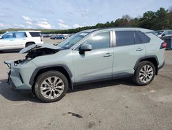 Salvage cars for sale at Brookhaven, NY auction: 2021 Toyota Rav4 XLE Premium
