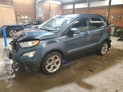 Salvage cars for sale from Copart Ebensburg, PA: 2022 Ford Ecosport SE