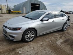 Chevrolet salvage cars for sale: 2016 Chevrolet Malibu LT