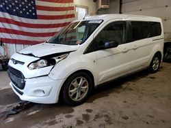 Salvage cars for sale from Copart Lyman, ME: 2014 Ford Transit Connect XLT