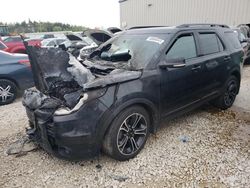 Salvage cars for sale at Franklin, WI auction: 2015 Ford Explorer Sport