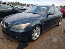 Salvage cars for sale at Elgin, IL auction: 2007 BMW 530 I