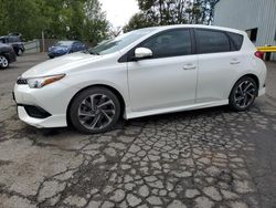 Scion Scion salvage cars for sale: 2016 Scion IM