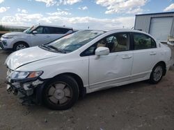 Salvage cars for sale from Copart Albuquerque, NM: 2008 Honda Civic Hybrid