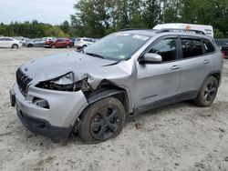 Salvage cars for sale from Copart Candia, NH: 2016 Jeep Cherokee Latitude